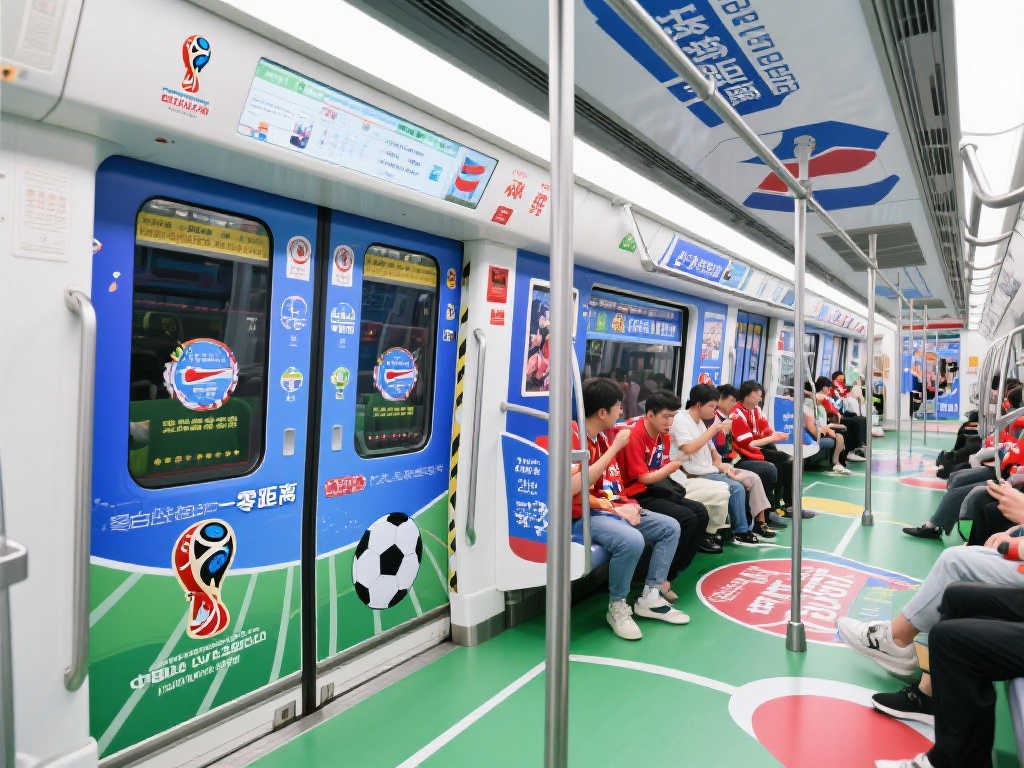 世界杯主题列车在多地上线，打造沉浸式观赛氛围